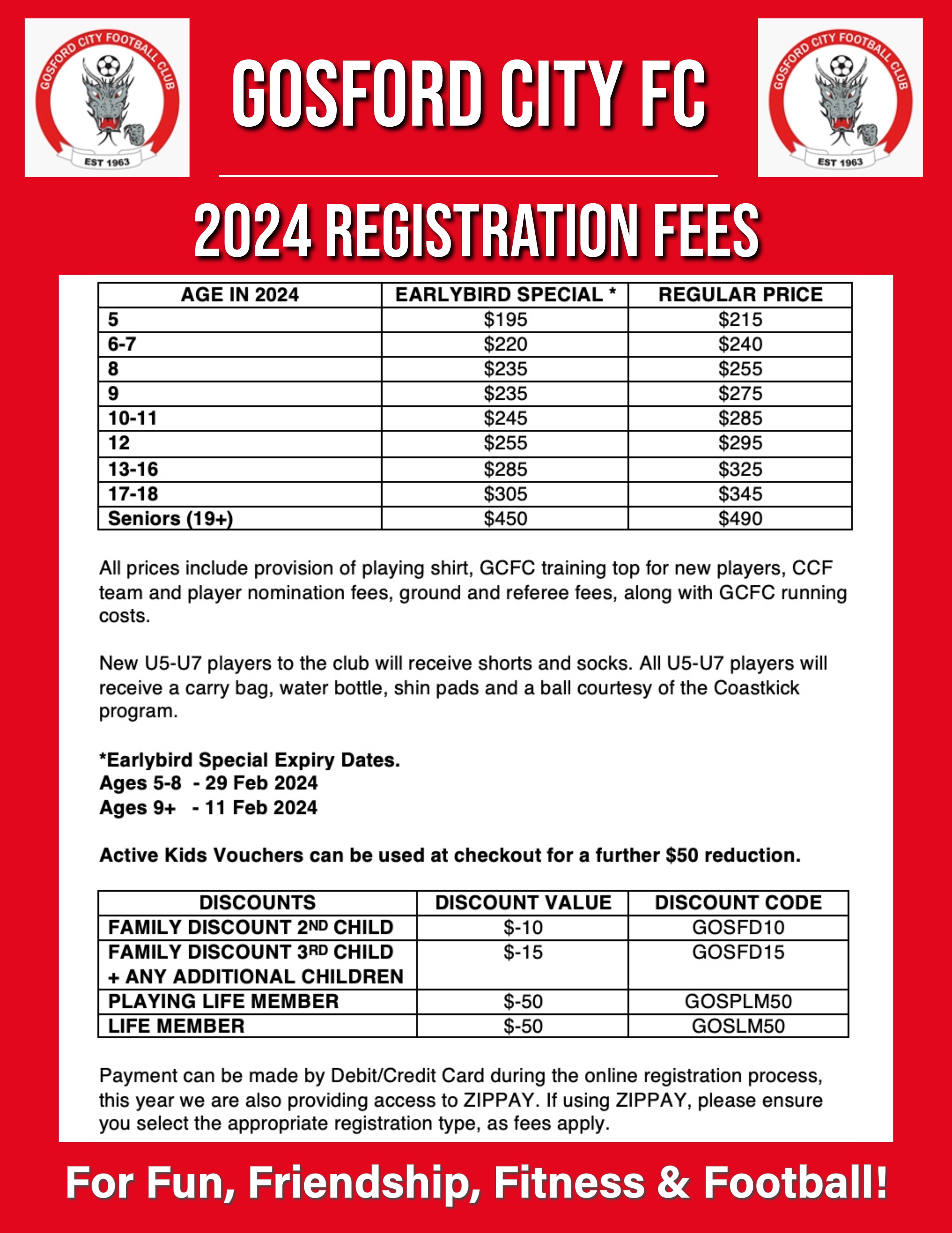 GCFC Rego Fees 2024 FINAL